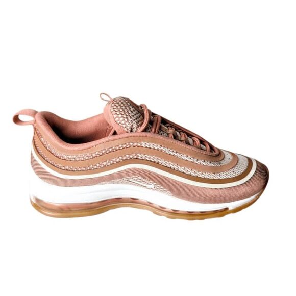 NIKE Air Max 97 Ultra 17 "Metallic Rose Gold' Running Shoes Size 8.5 - Picture 6 of 9